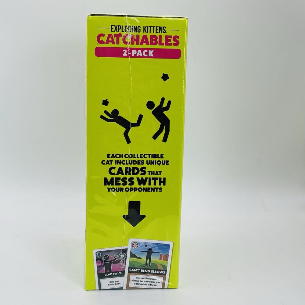 Exploding Kittens Catchables 2pk DJ Cat & Cattle Party Game. New. Sealed! - Picture 5 of 7